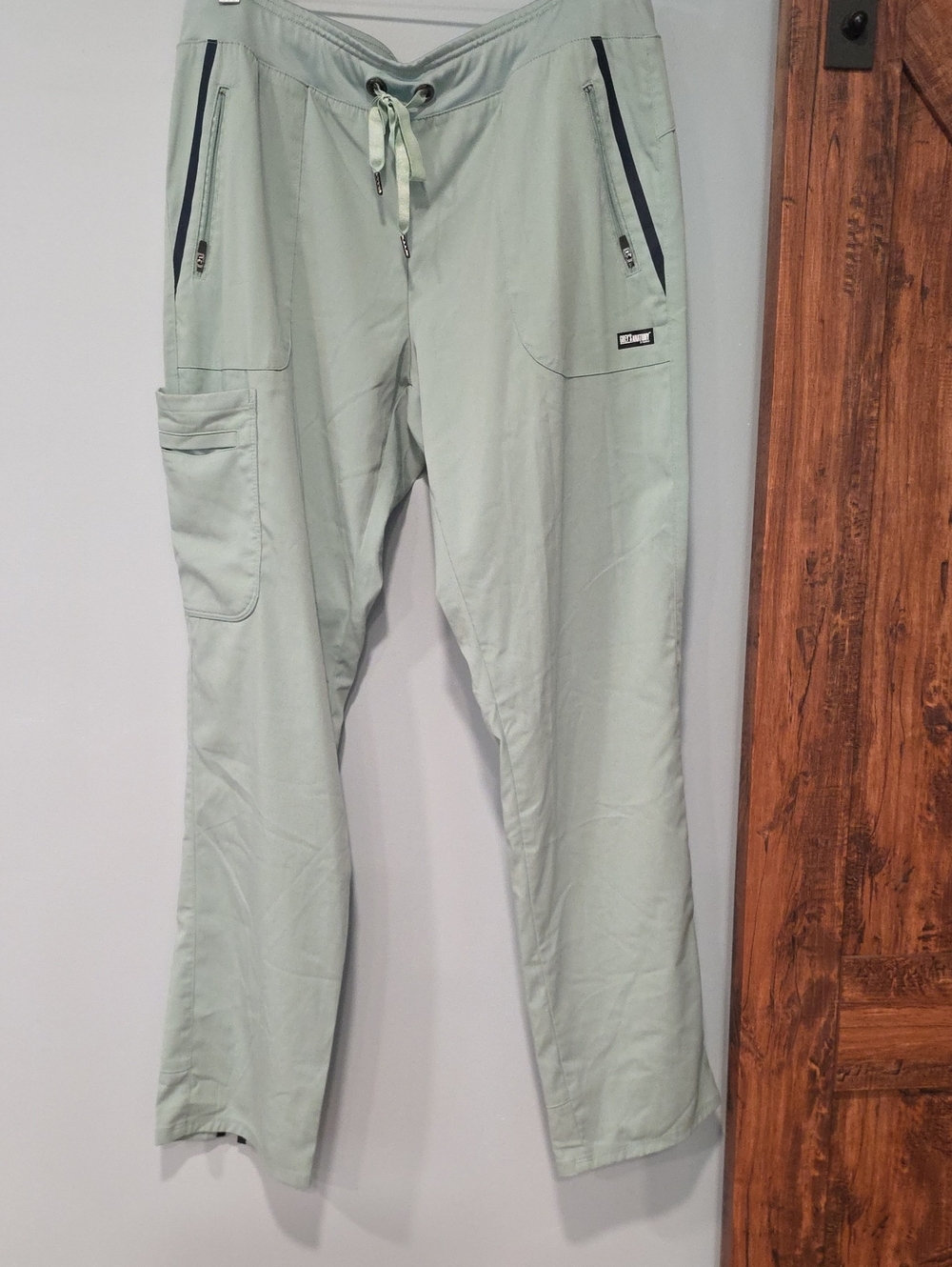 Barco Greys Anatomy Sage green Cargo Scrub Pant L